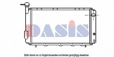 AKS DASIS 350012n -  Радиатор, охлаждение двигателя